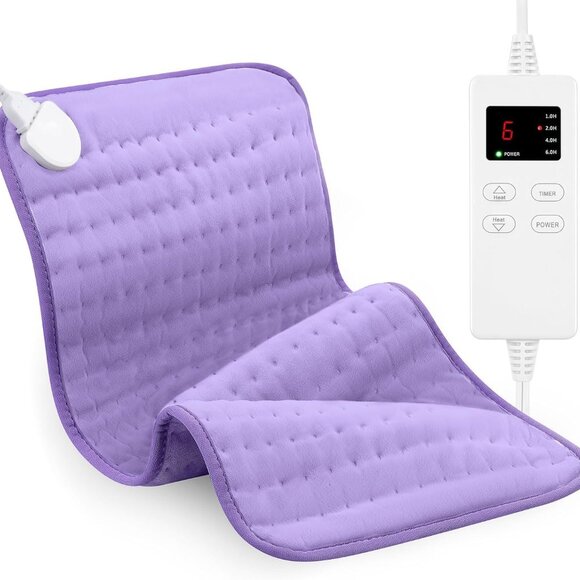 Heating Pad for Back, Large Heating Pads for Body Muscle Pain Cramps Relief, 6 H - Picture 1 of 7